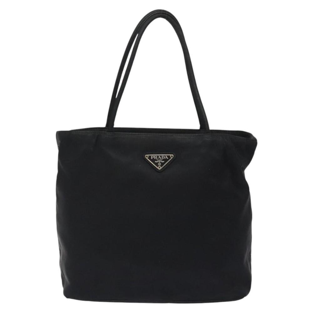 PRADA Tote Bag Nylon Black Silver Auth 121203 - Picture 13 of 16